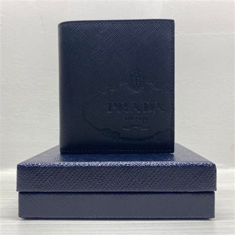 prada 2mo004|Black Saffiano Leather Wallet .